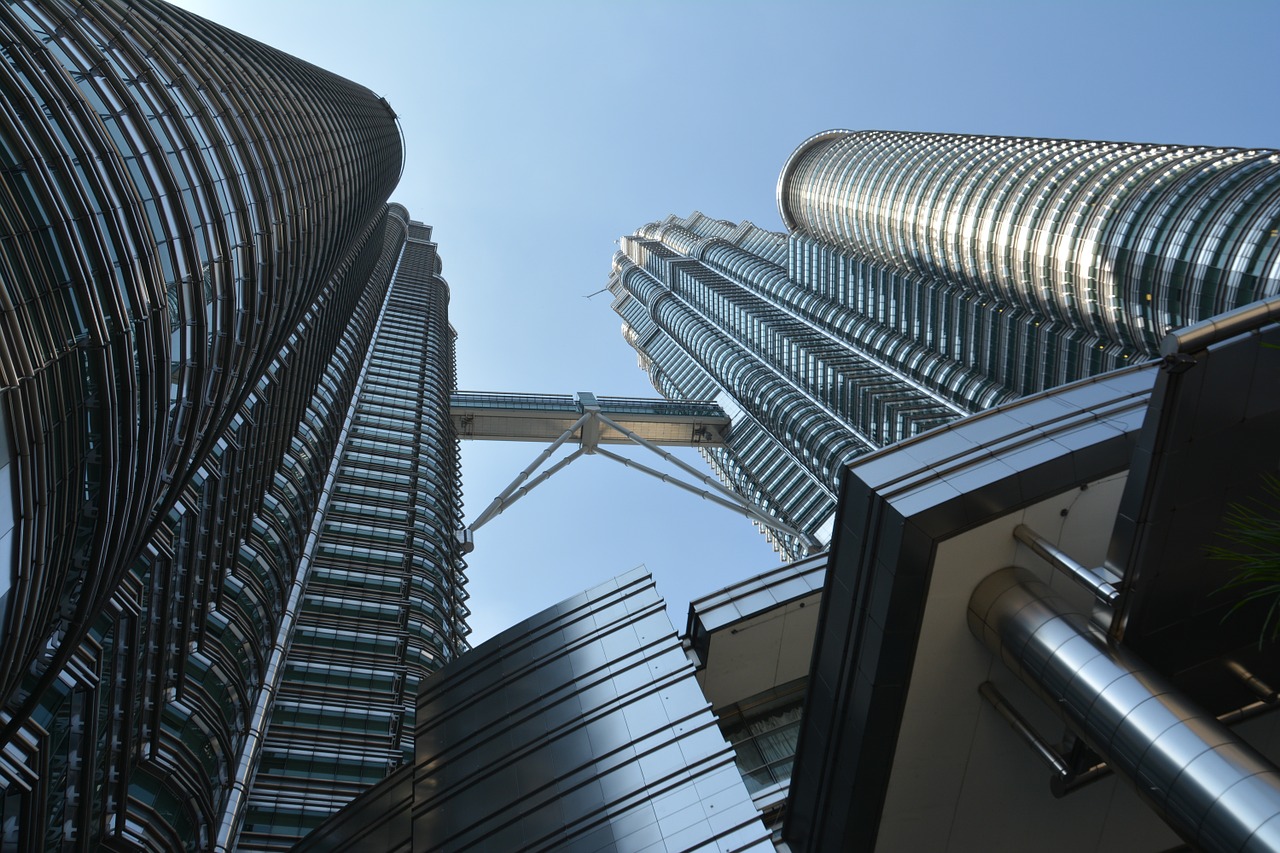 Petronos Bokštai, Aukštas Pastatas, Dangoraižis, Malaizija, Architektūra, Miestas, Aukštas, Miesto Panorama, Šiuolaikiška, Pastatas