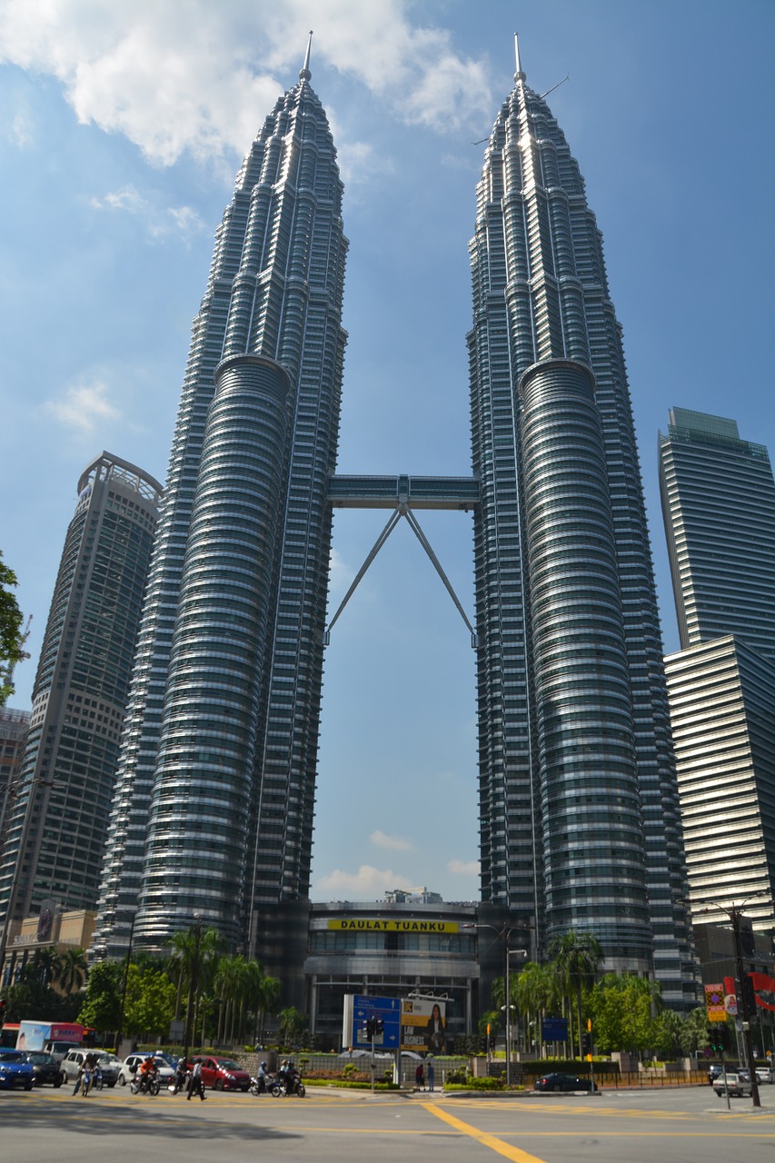 Petronos Bokštai, Bokštai Dvyniai, Malaizija, Kuala Lumpur, Petronas, Architektūra, Dvyniai, Miestas, Dangoraižis, Asija