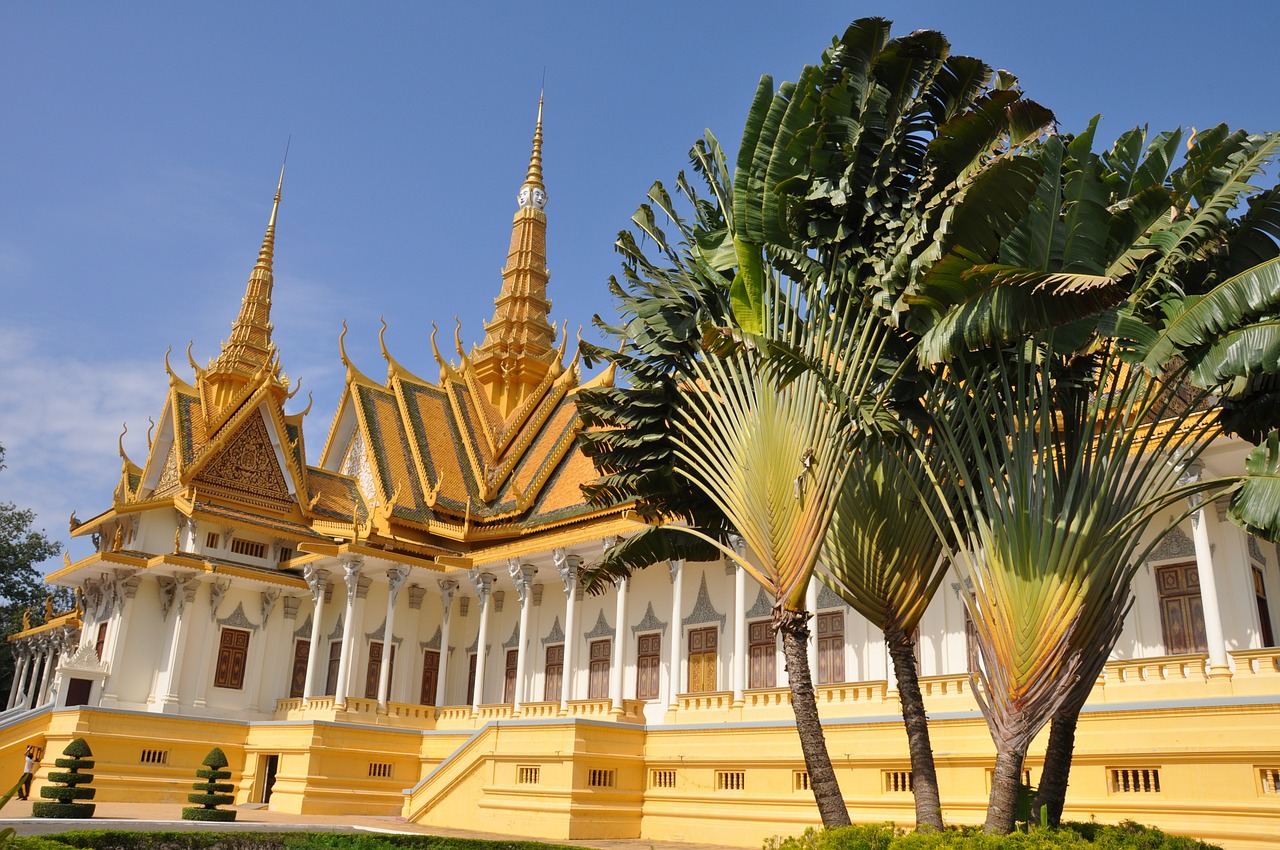 Phnom Penh, Šventykla, Kambodža, Nemokamos Nuotraukos,  Nemokama Licenzija
