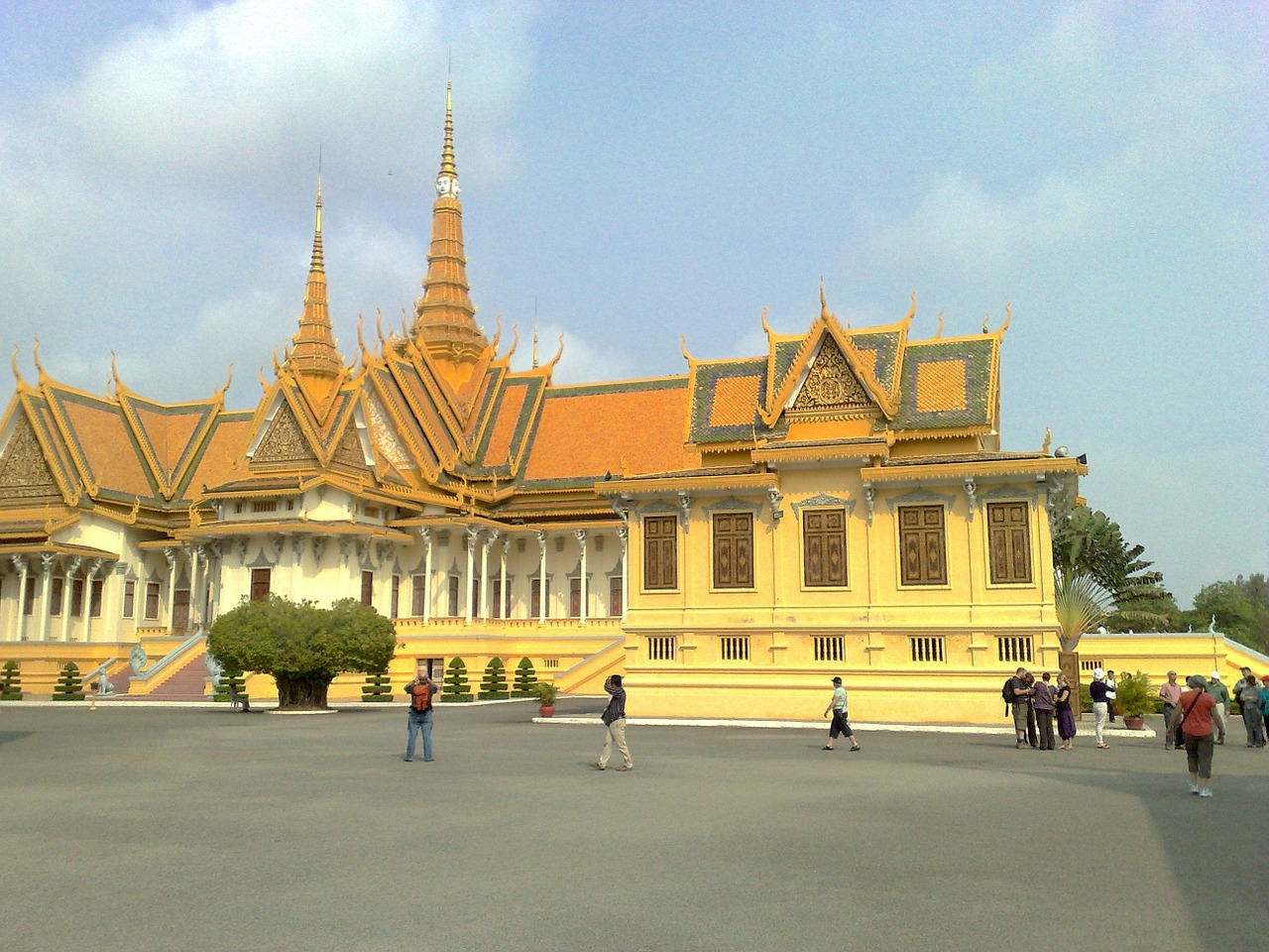 Phnom Penh, Kambodža, Karališkasis, Rūmai, Pastatas, Orientyras, Istorinis, Paskirties Vietos, Turizmas, Architektūra