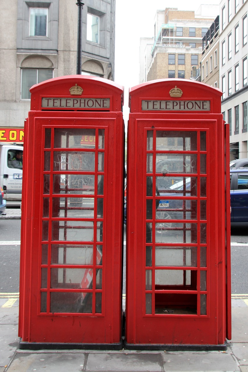 Telefono Budele, Raudona, Londonas, Ambulatorija, Anglija, Telefono Namai, Raudona Telefono Dėžutė, Telefonas, Skambinti, Taksofonas