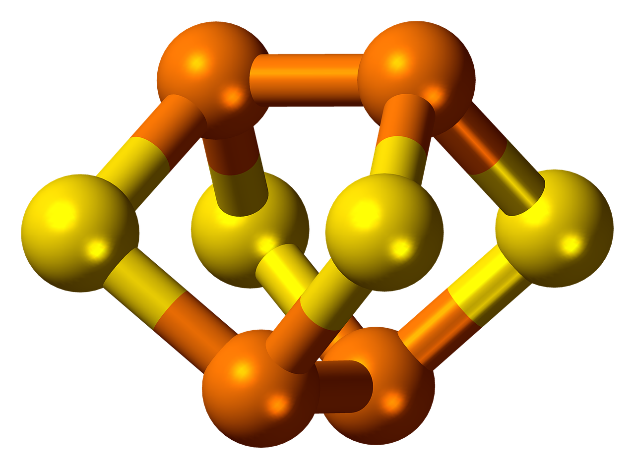 Fosforas, Sulfidas, Molekulė, Alfa-P4S4, Izomeras, Modelis, Chemija, Nemokamos Nuotraukos,  Nemokama Licenzija