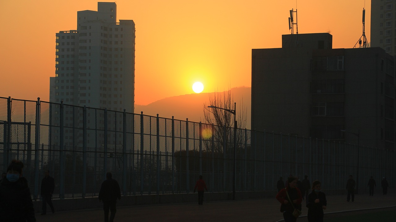 Fotografija, Lanzhou, Campus, Žaidimų Aikštelė, Saulėtekis, Nemokamos Nuotraukos,  Nemokama Licenzija