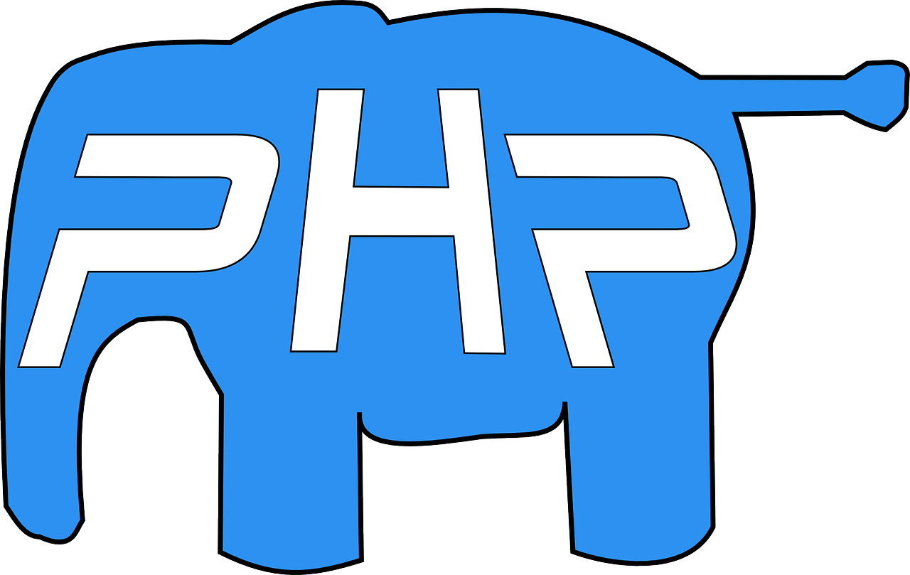 Php, Dramblys, Logotipas, Nemokama Vektorinė Grafika, Nemokamos Nuotraukos,  Nemokama Licenzija