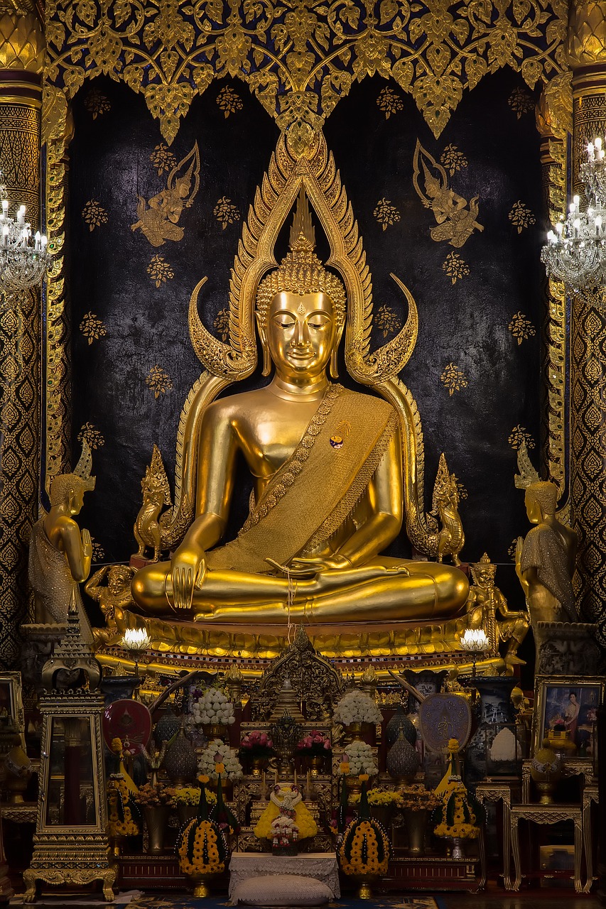 Phra Buddha Chinnarat, Phitsanulok, Tailandas, Nemokamos Nuotraukos,  Nemokama Licenzija