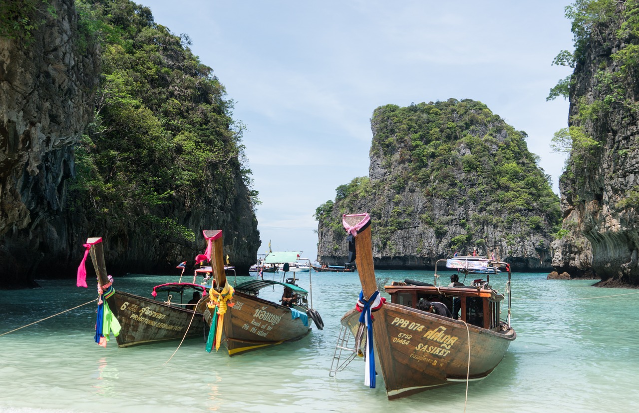 Phuket, Phi Phi Tour, Tailandas, Papludimys, Mediniai Valtys, Jūra, Kelionė, Sala, Vanduo, Turizmas