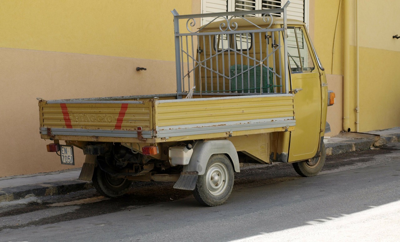 Piaggio, Komercinė Transporto Priemonė, Italy, Vice, Vežėjas, Nemokamos Nuotraukos,  Nemokama Licenzija