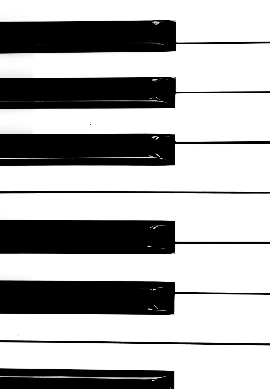 Fortepijonas,  Juoda Ir Balta,  Raktai,  Instrumentas,  Klaviatūra,  Baltos Spalvos,  Juodos Spalvos,  Garsas,  Muzikinė,  Melodija