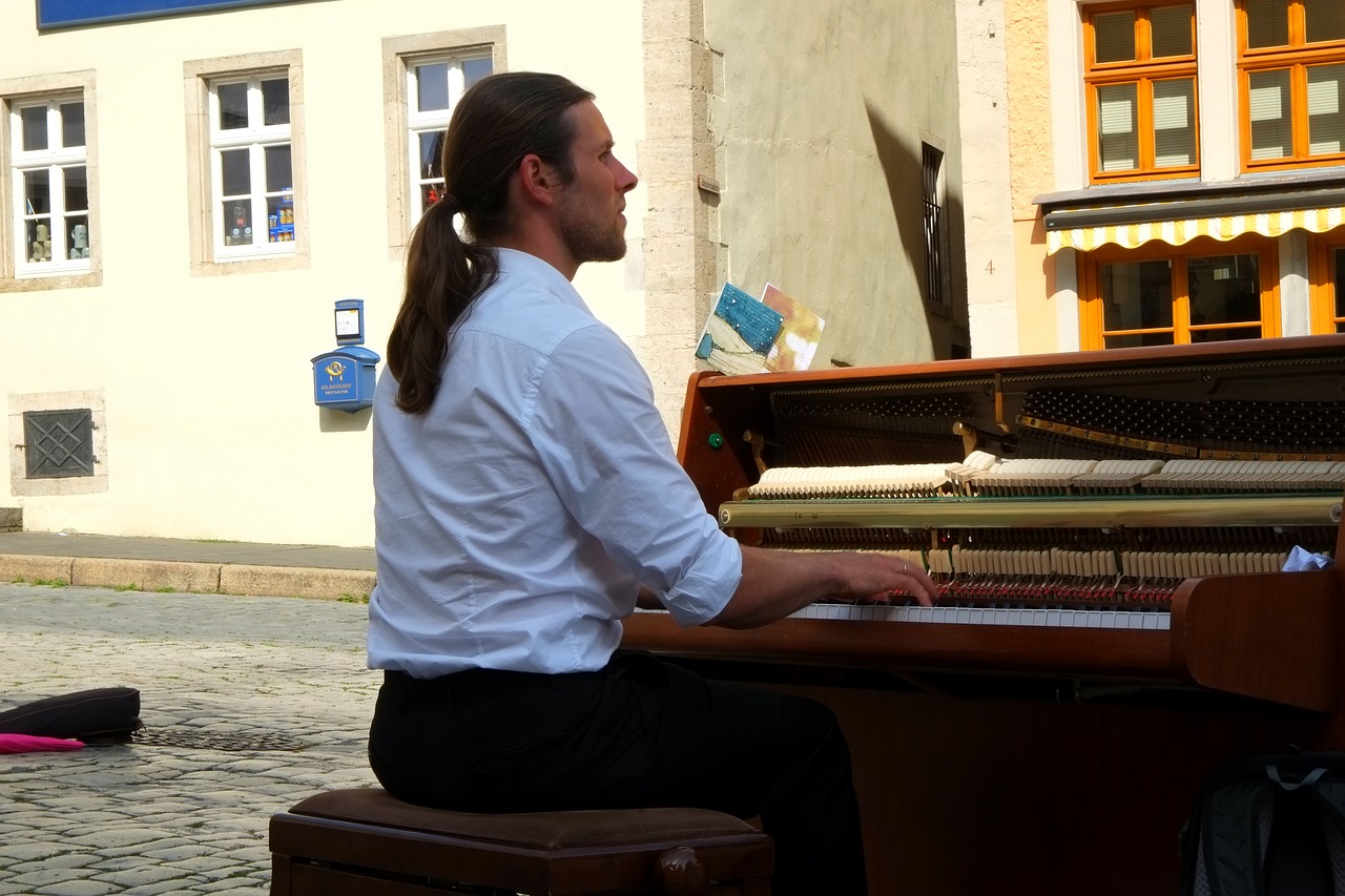 Fortepijonas, Muzikantas, Fortepijono Klavišai, Fortepijonas, Instrumentas, Muzika, Groti Pianinu, Muzikinis Instrumentas, Groti Pianinu, Raktai