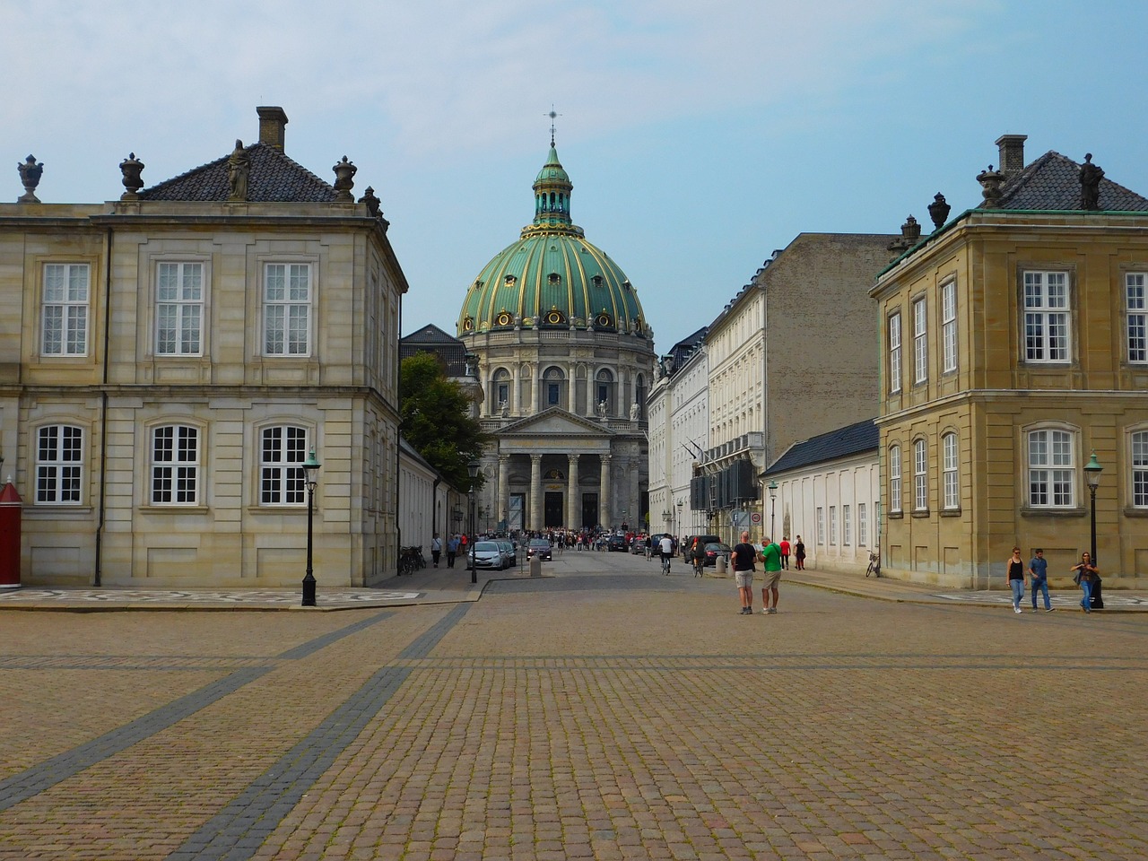 Piazza, Karalienė, Amalienborg, Kopenhaga, Denmark, Nemokamos Nuotraukos,  Nemokama Licenzija