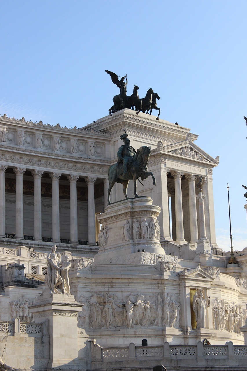 Piazza Venezia, Roma, Paminklas, Italia, Nemokamos Nuotraukos,  Nemokama Licenzija