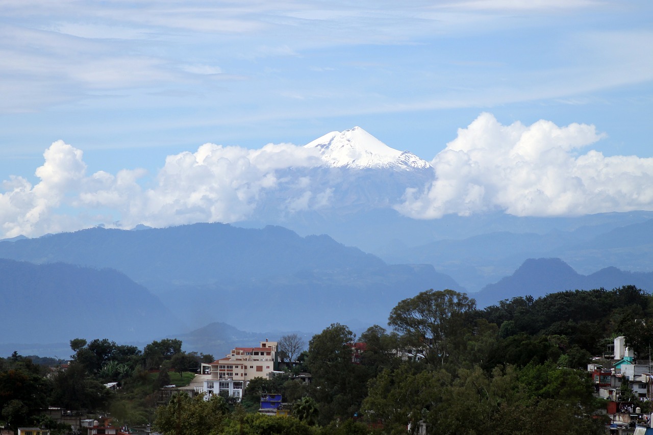 Pico De Orizaba, Veracruz, Meksika, Dangus, Peizažai, Kalnas, Debesis, Gamta, Žygiai, Mėlynas Dangus
