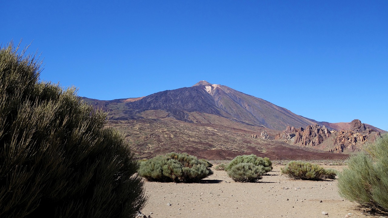 Pico Del Teide, Kalnas, Kanados, Tenerifė, Gamta, Mėlynas Dangus, Nemokamos Nuotraukos,  Nemokama Licenzija