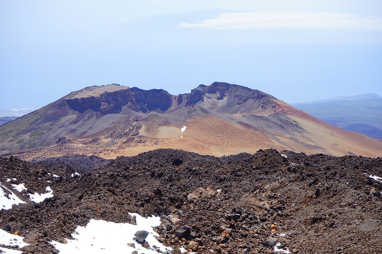 Pico Viejo, Vulkanas, Vulkaninis Krateris, Krateris, Kalnas, Aukščiausiojo Lygio Susitikimas, Chahorra, 3135 M, 3135 M, 3135