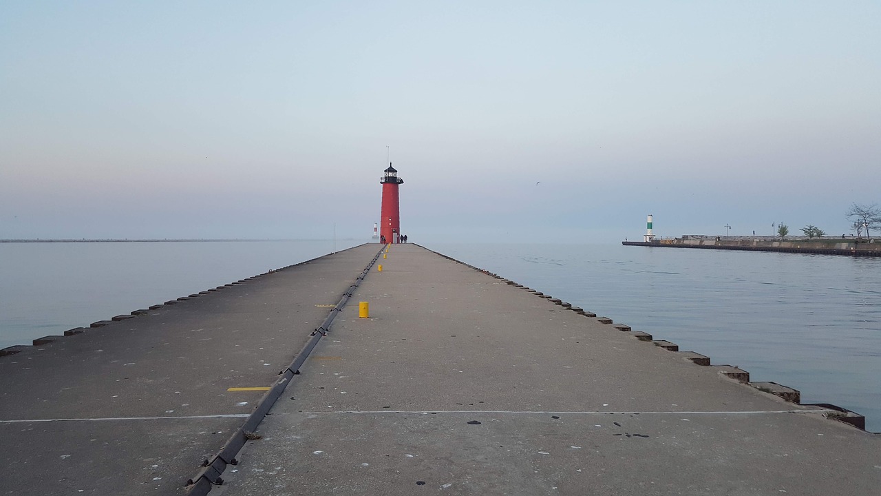 Pier,  Kenosha,  Žmonių,  Dangus,  Vandens,  Vandenynas,  Vasara,  Vaizdingas,  Saulėlydžio,  Lauko