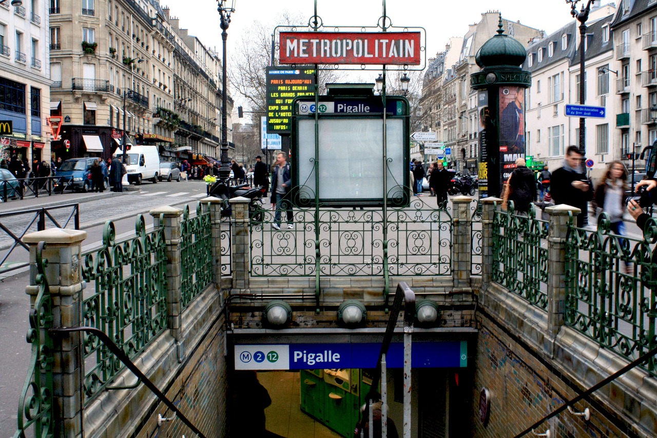Pigalle,  Metro,  Prancūzija, Nemokamos Nuotraukos,  Nemokama Licenzija