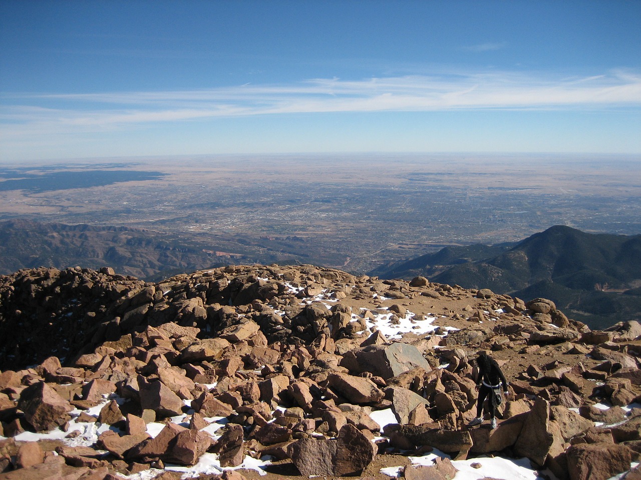 Lydekos Pikis,  Kalnas,  Aukščiausiojo Lygio Susitikimas,  Vaizdas,  Colorado Spyruoklės,  Vaizdingas,  Akmenys,  Sniegas,  Kraštovaizdis,  Gamta