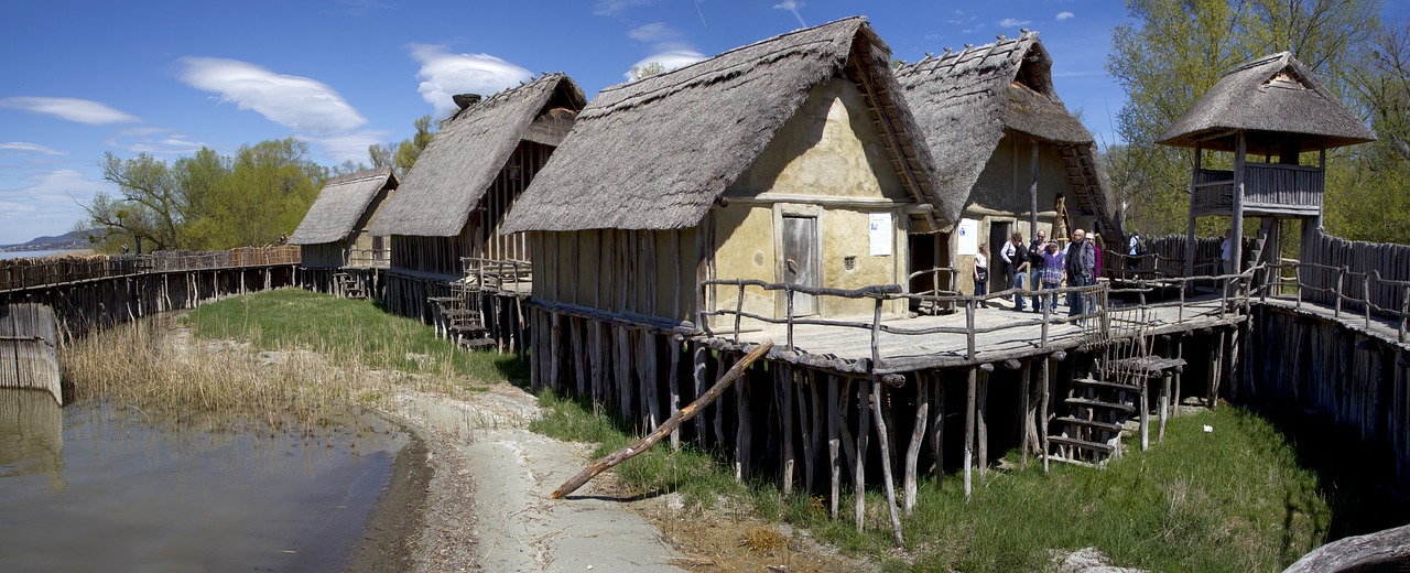 Krūminių Gyvenviečių Gyvenvietės, Krūminės Būstinės Unteruhldingen, Istorinis Museumsgebäud, Nemokamos Nuotraukos,  Nemokama Licenzija