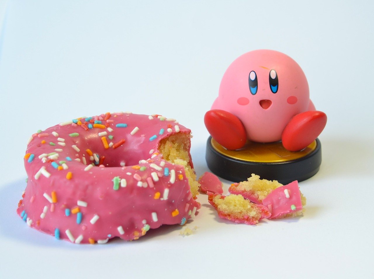 Rožinis, Rosa, Spurgos, Amiibo, Kirby, Nemokamos Nuotraukos,  Nemokama Licenzija