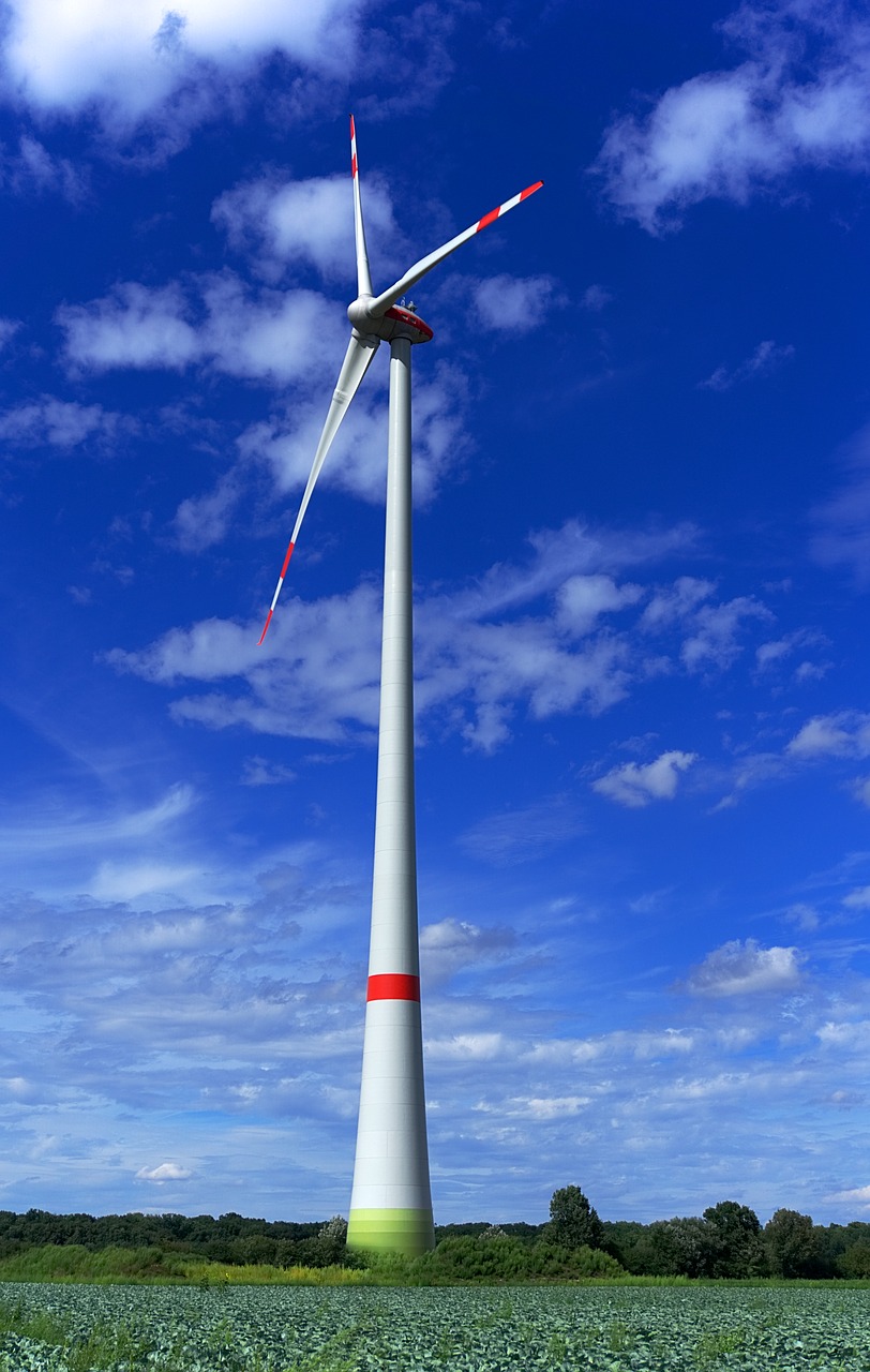 Pinwheel, Vėjo Energija, Energija, Mėlynas, Aplinkosaugos Technologijos, Rotorius, Dabartinis, Pasukti, Elektros Energijos Gamyba, Vėjo Energija
