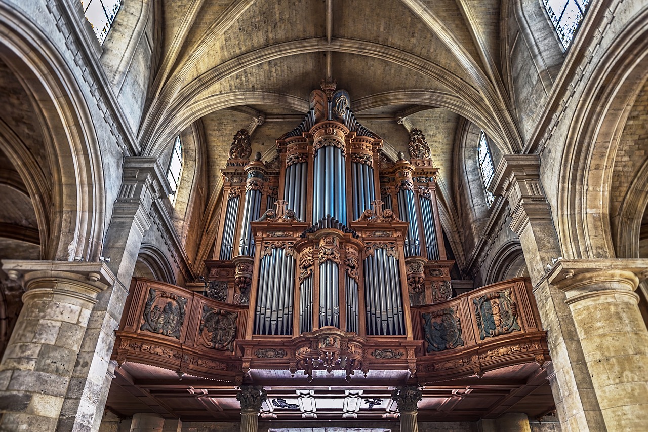 Vargonai,  Bažnyčia,  Notre Dame,  Havras,  Organų,  Instrumentas,  Muzika,  Vamzdis,  Metai,  Senovinis