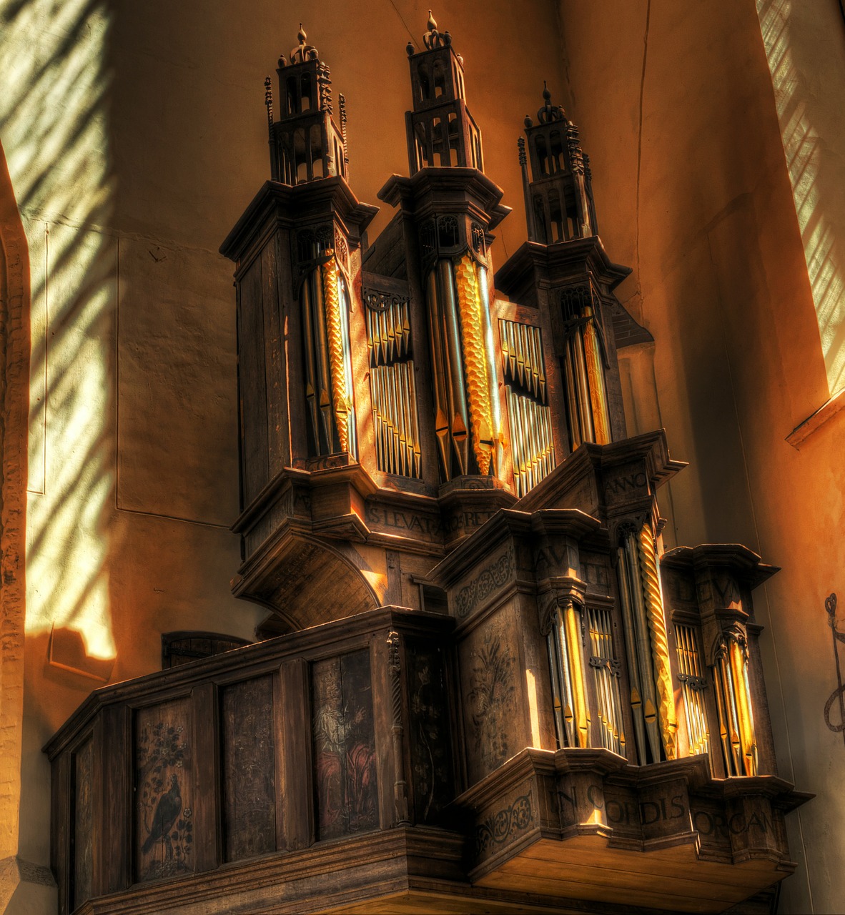 Vamzdžių Organas, Organas, Muzikinis Instrumentas, Bažnyčia, Katedra, Senovinis, Istorinis, Muzika, Hdr, Architektūra