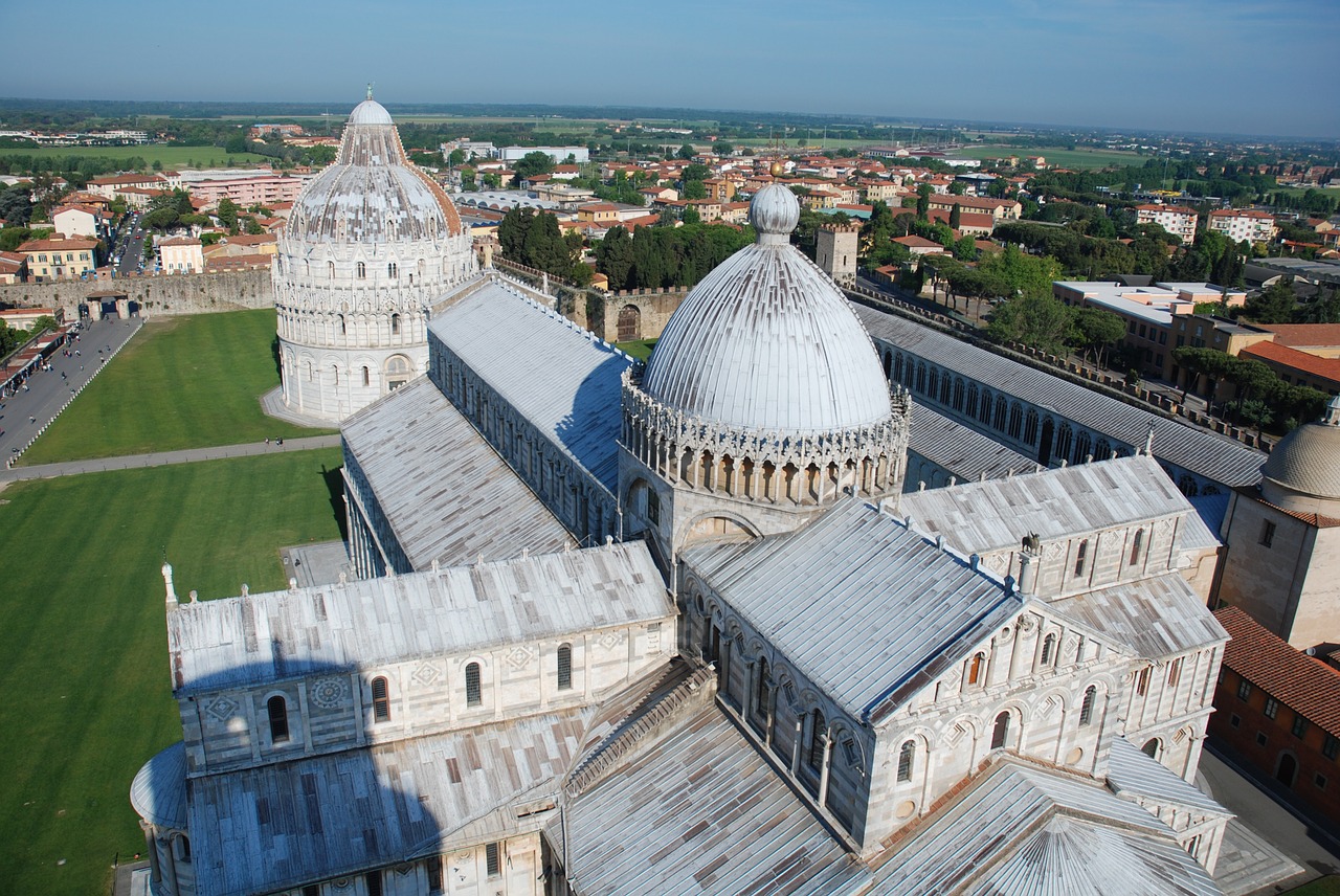 Pisa, Italy, Italia, Baptistery, Toskana, Pasviręs Bokštas, Kelionė, Kelionė, Šventė, Kraštovaizdis