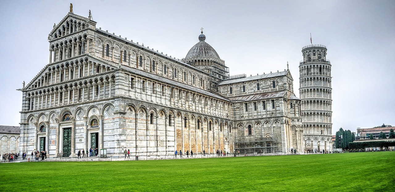 Pisa, Italy, Pasviręs Bokštas, Europa, Turizmas, Ispanų, Architektūra, Toskana, Orientyras, Pastatas