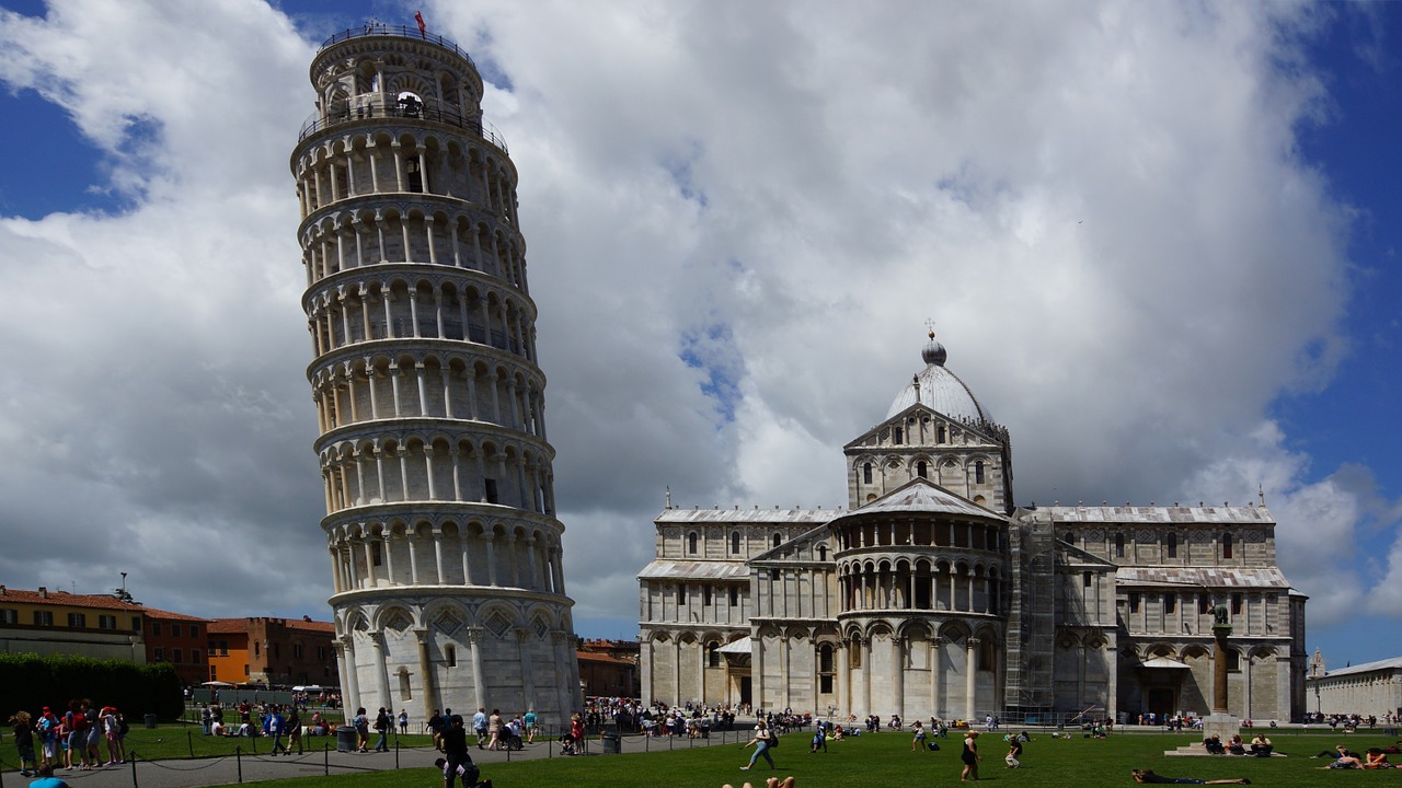 Pisa, Pasviręs Bokštas, Italy, Lankytinos Vietos, Orientyras, Nemokamos Nuotraukos,  Nemokama Licenzija