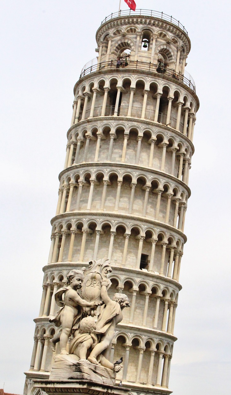 Pisa, Italy, Europa, Architektūra, Žinomas, Pastatas, Istorinis, Toskana, Senovės, Kelionė