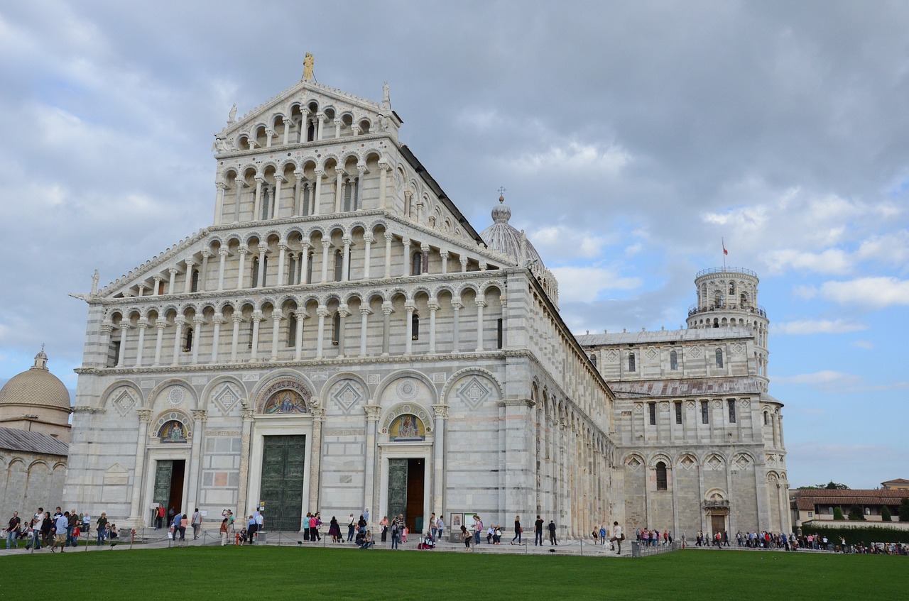 Pisa, Kelionė, Turizmas, Italia, Turizmas Žingsnis, Bažnyčios Veiksmai, Pizos Bokštas, Kvadratiniai Laipteliai, Europa, Namelis