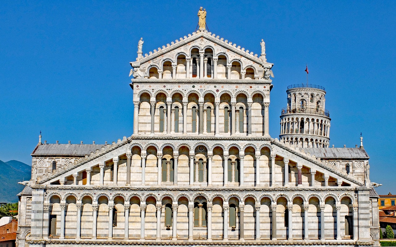 Pisa, Duomo, Katedra, Italy, Architektūra, Bažnyčia, Ispanų, Kupolas, Nemokamos Nuotraukos,  Nemokama Licenzija