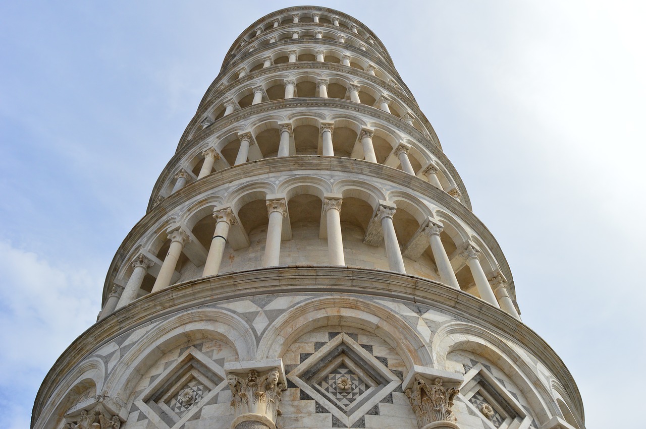 Pisa, Italy, Bokštas, Pasviręs Bokštas, Istorija, Architektūra, Dangus, Nemokamos Nuotraukos,  Nemokama Licenzija