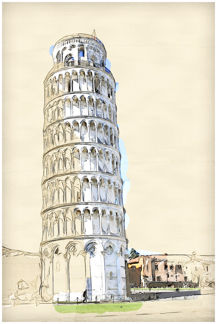 Pisa, Italy, Italia, Baptistery, Toskana, Pasviręs Bokštas, Kelionė, Kelionė, Šventė, Kraštovaizdis