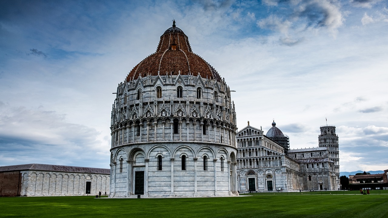 Piza,  Toskana,  Baptistery,  Kultūra,  Turistai,  Turizmas,  Pakabukas,  Architektūra,  Italija,  Paminklas