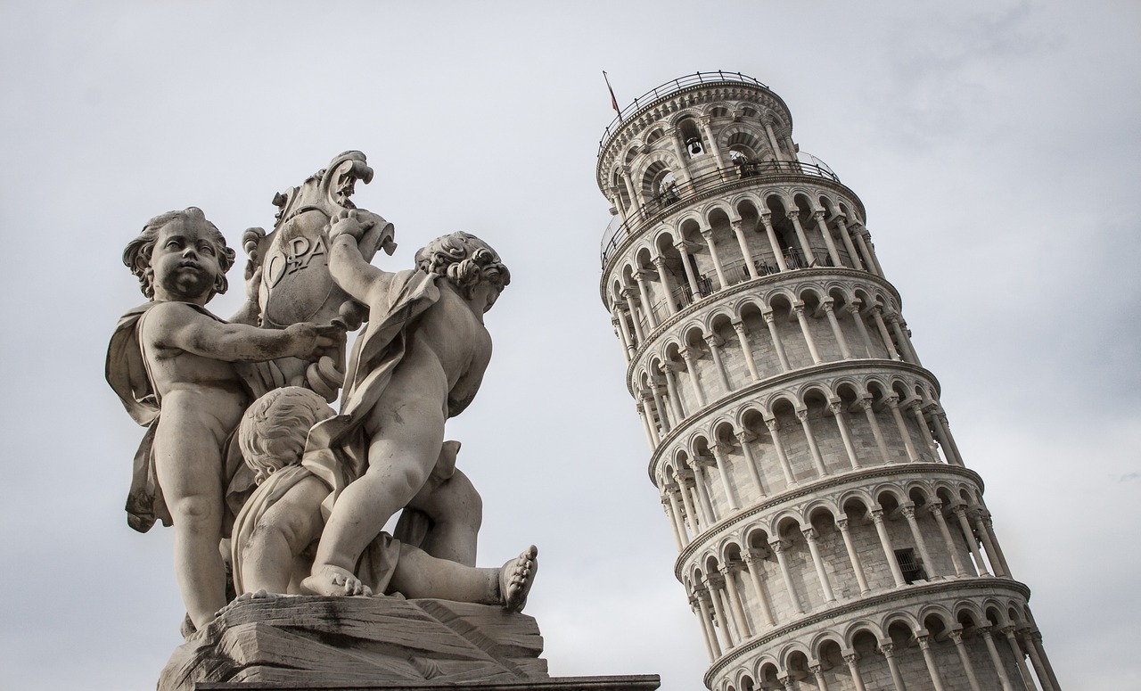 Pisa, Italy, Bokštas, Europa, Architektūra, Orientyras, Turizmas, Kelionė, Pastatas, Ispanų