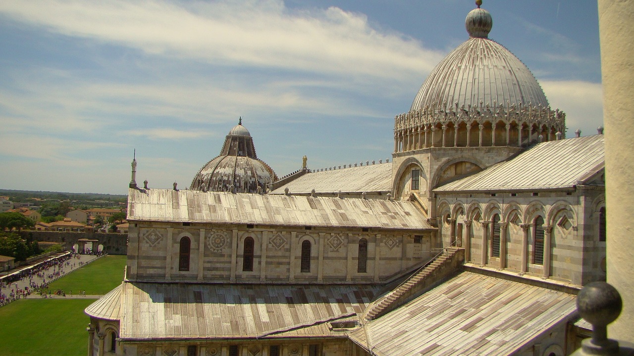 Pisa, Katedra, Bokštas, Italy, Atsilenkimas, Toskana, Orientyras, Nemokamos Nuotraukos,  Nemokama Licenzija