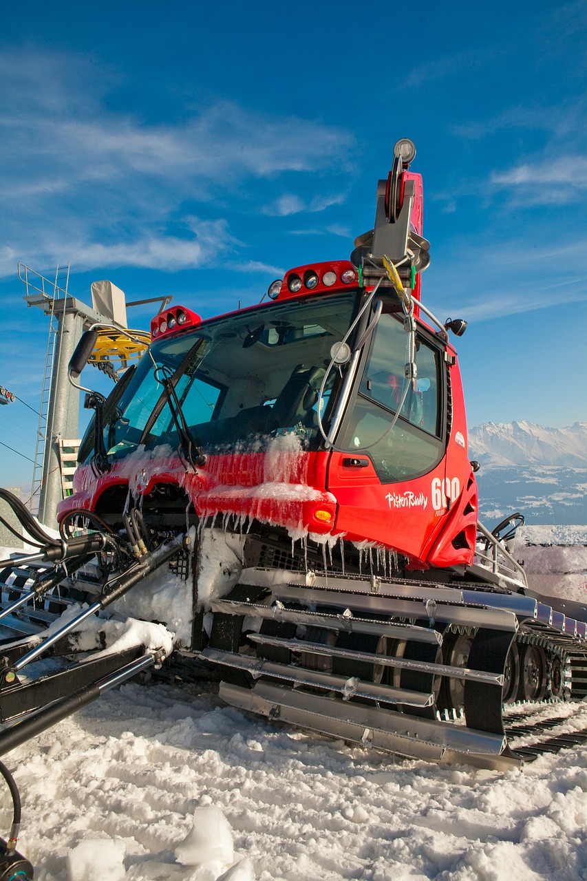 Pistenbully, Ktt Techninės Priežiūros Automobiliai, Sniego Groomer, Žiema, Slidinėjimas, Nemokamos Nuotraukos,  Nemokama Licenzija