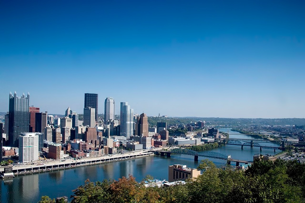 Pitsburge, Pennsylvania, Panorama, Architektūra, Upė, Miestas, Miestai, Miesto, Miesto Panorama, Nemokamos Nuotraukos