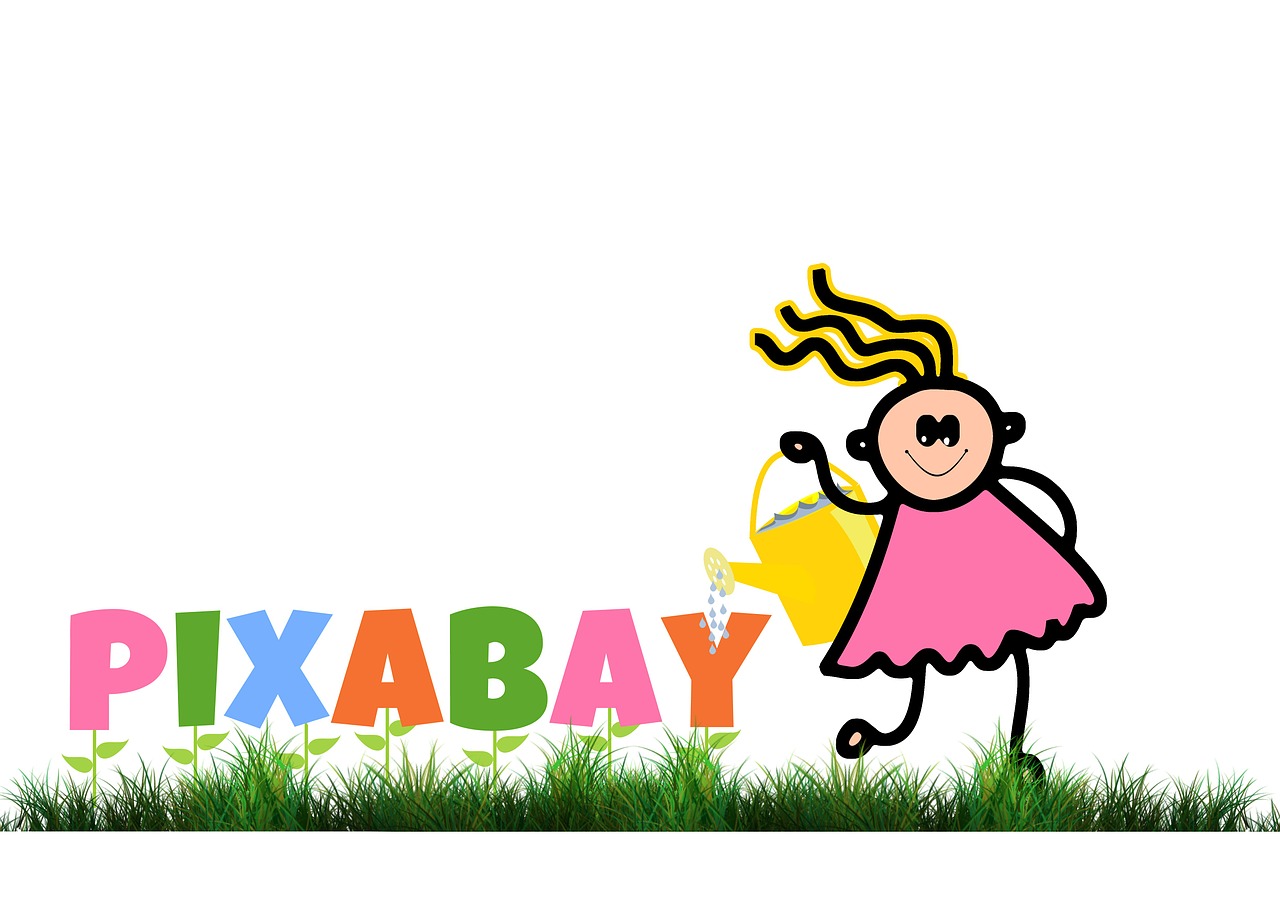 Pixabay, Augimas, Asmuo, Mergaitė, Piešimas, Vaizdų Duomenų Bazė, Bendruomenė, Draugiškas, Šypsena, Komiksas