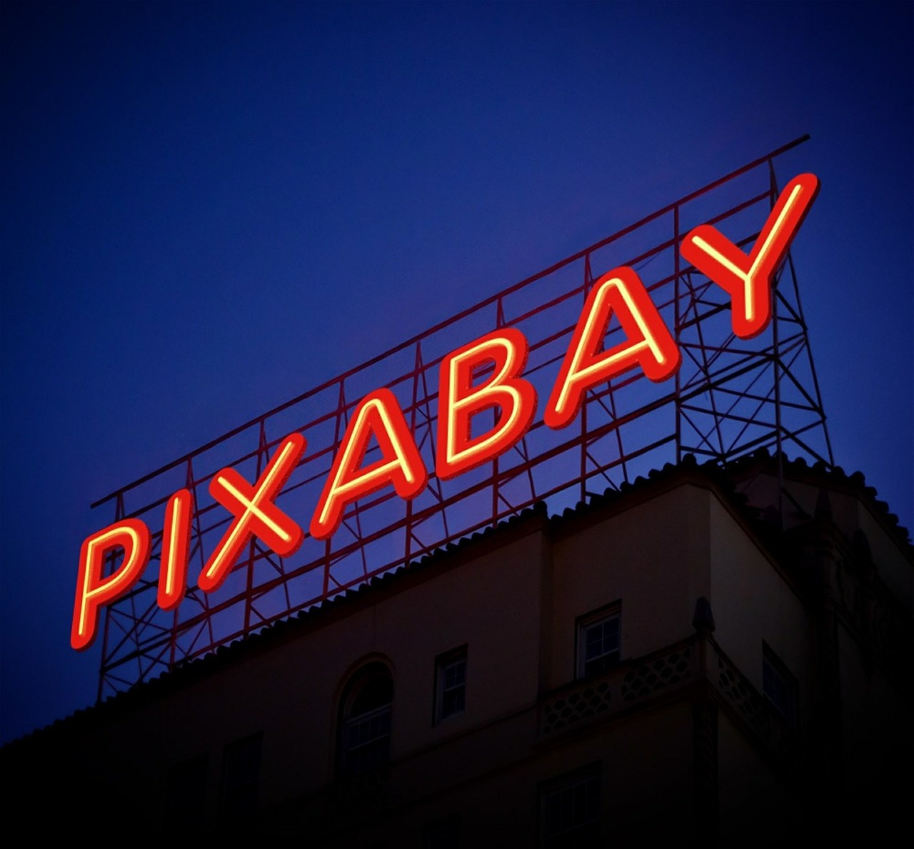 Pixabay, Šrifto, Photoshop, Kūrimas, Neonas, Žibintai, Tekstas, Šviesus, Rodyti, Reklama