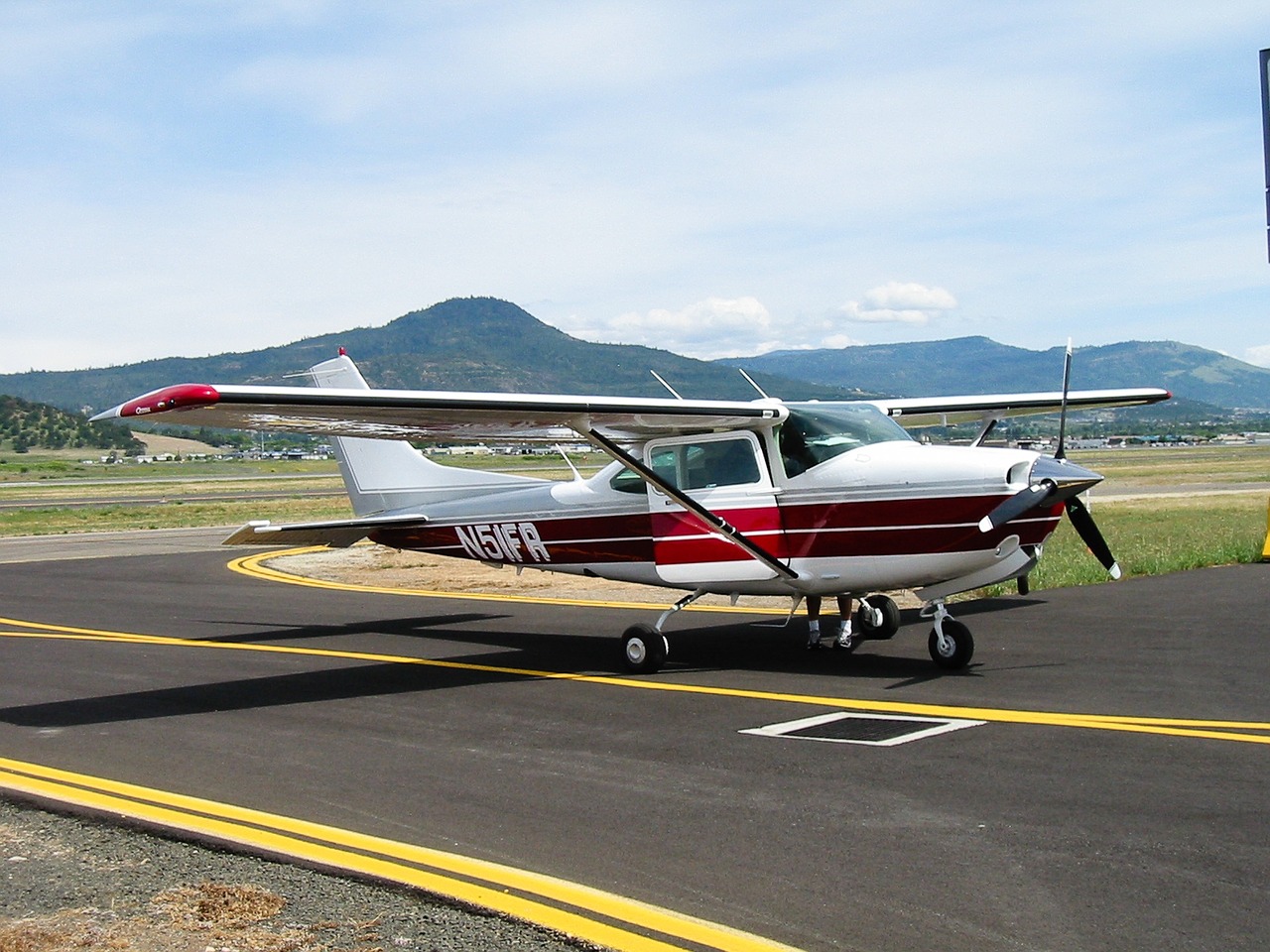 Lėktuvas, Cessna, 182, Turbo Rg, Lėktuvas, Orlaivis, Oras, Aviacija, Kosmosas, Skrydis