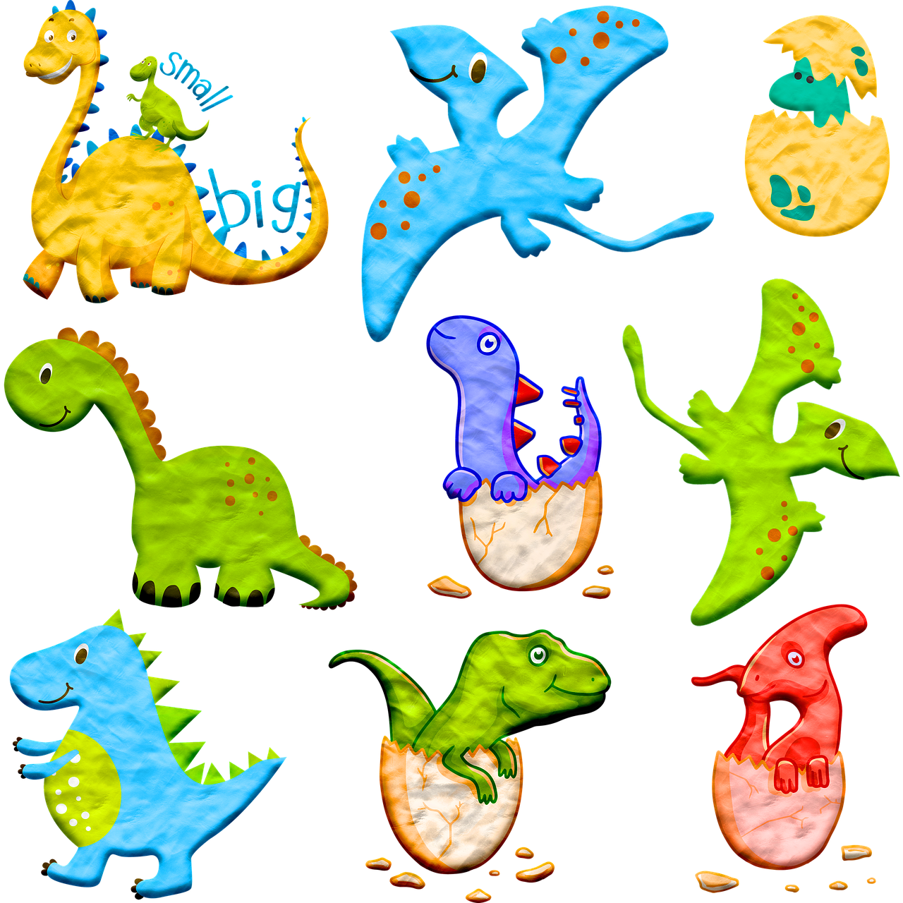 Žaisti Doh,  Dinozaurai,  Dino,  Kūdikių Dinozaurų,  Molis,  Išnykusi,  Roplys,  Gyvūnas,  Pavojinga,  Priešistorinių
