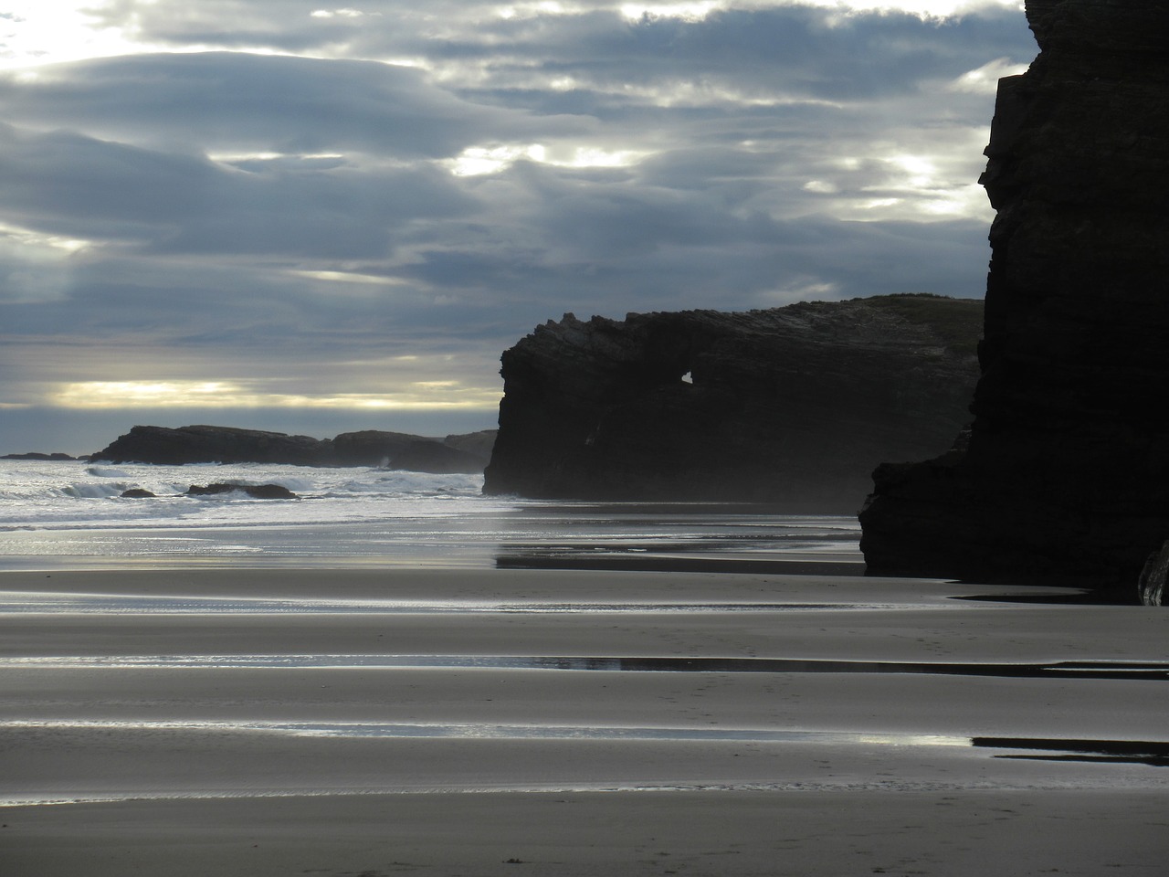 Playa Catedrales, Galicia, Rokas, Gamta, Uolos, Ribadeo, Pakrantė, Erozija, Catedrais, Žaisti