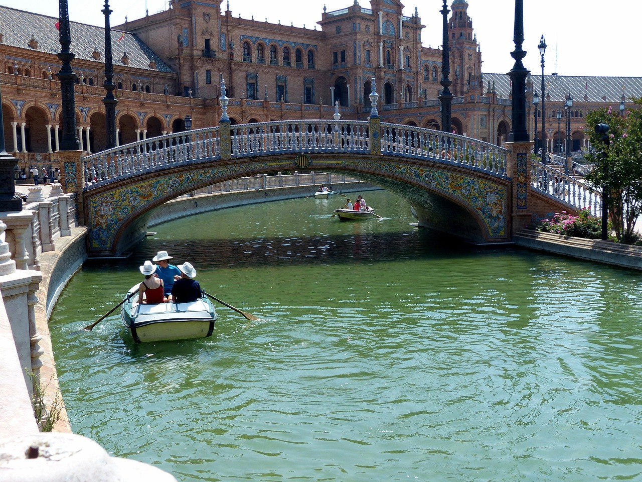 Plaza De Espana, Sevilija, Tiltas, Plytelės, Mozaika, Istoriškai, Andalūzija, Nemokamos Nuotraukos,  Nemokama Licenzija