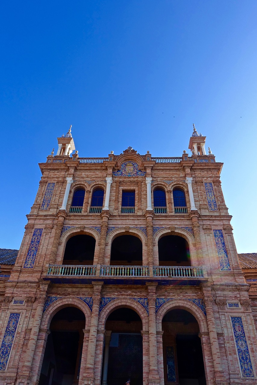 Plaza De Espana, Rūmai, Sevilija, Istorinis, Žinomas, Paminklas, Nemokamos Nuotraukos,  Nemokama Licenzija