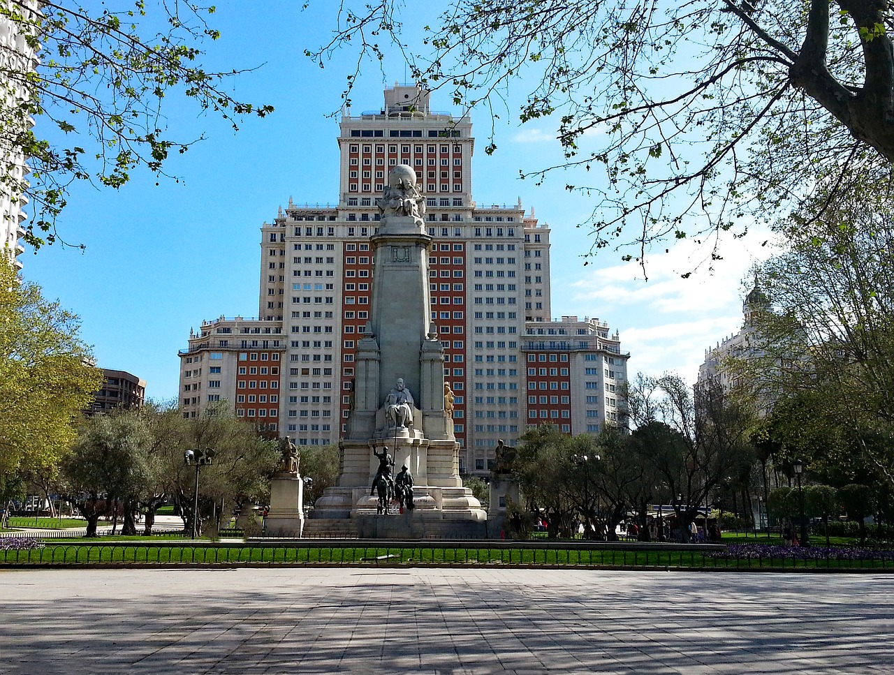 Plaza Espana, Madride, Ispanija, Kultūra, Lankytinos Vietos, Nemokamos Nuotraukos,  Nemokama Licenzija