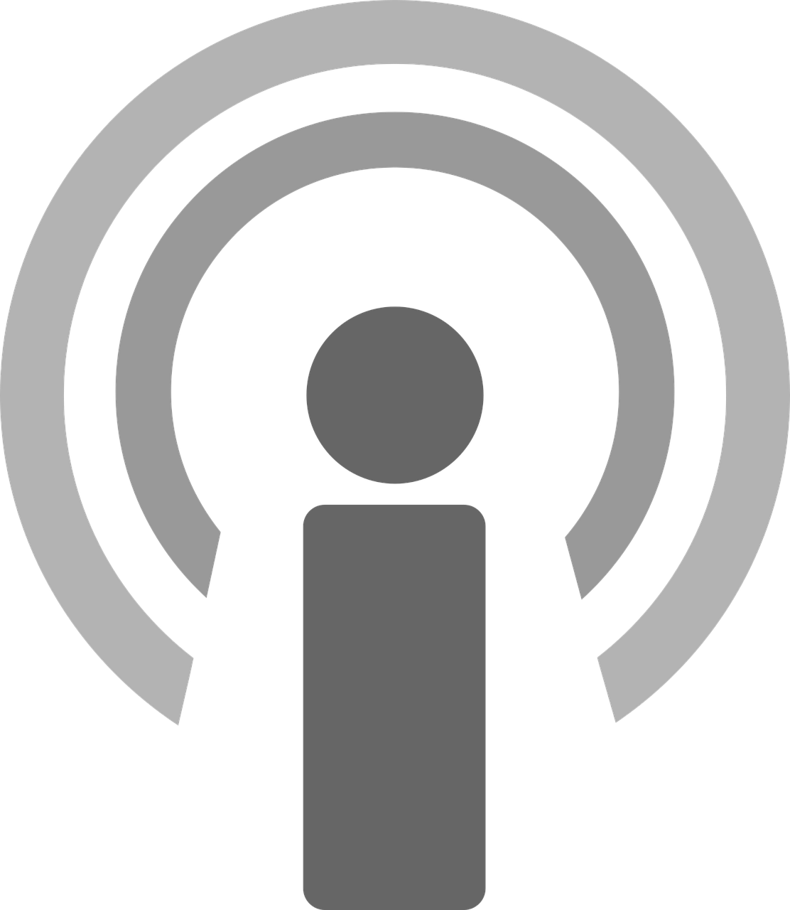 Podcast Piktograma, Podcast, Podcast Simbolis, Piktograma, Internetas, Komunikacija, Podcasting, Internetas, Žiniasklaida, Simbolis
