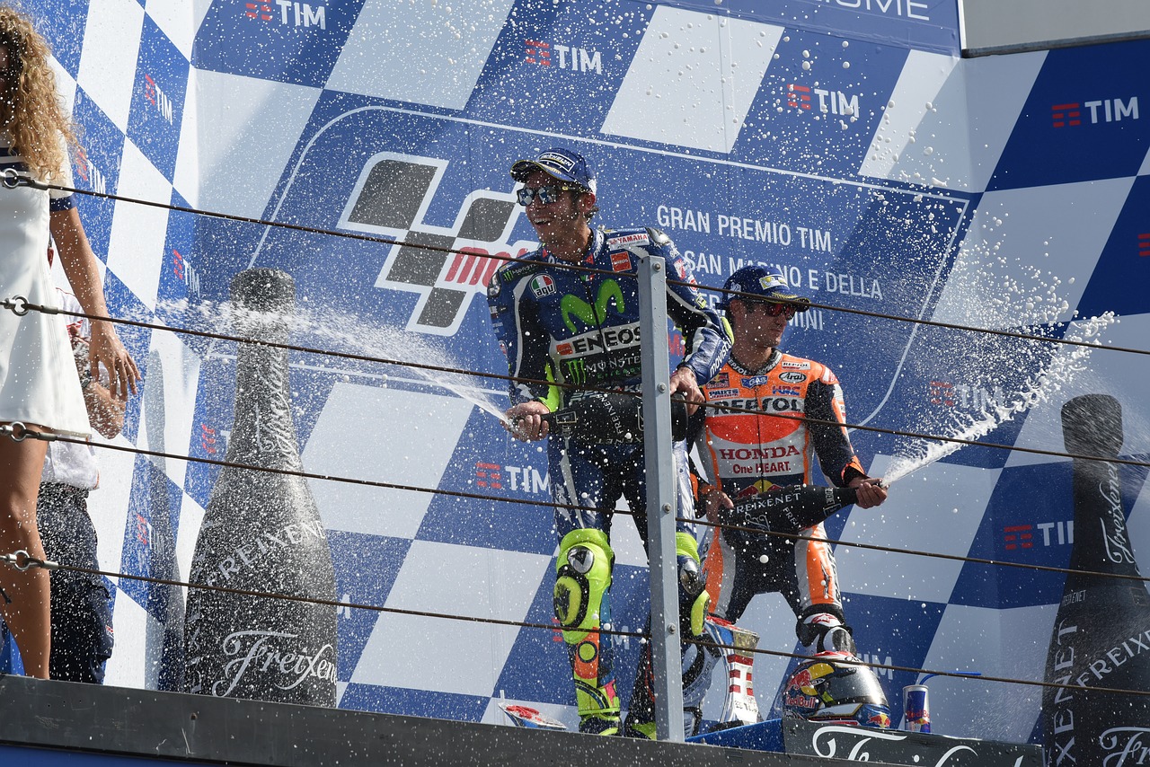 Podiumas, Valentino Rossi, Pedrosa, Misano, Pergalė, Šventė, Nemokamos Nuotraukos,  Nemokama Licenzija