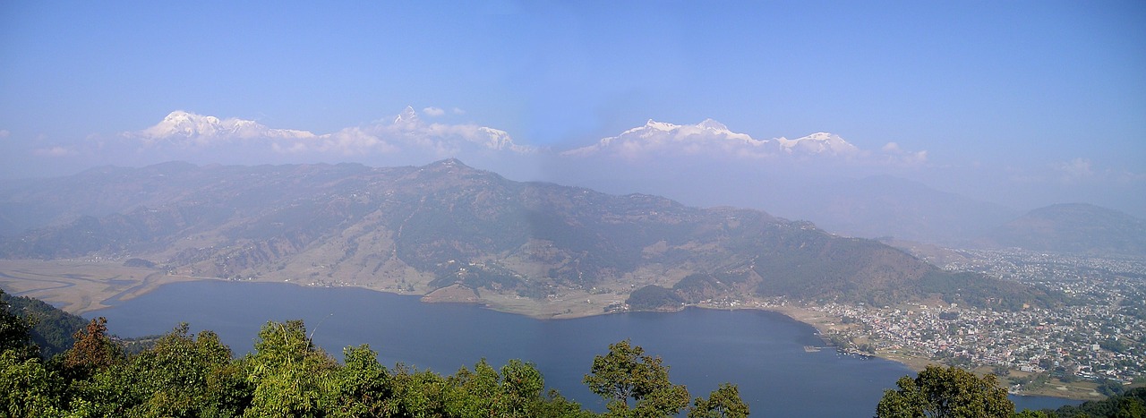 Pokara, Nepalas, Phewa See, Himalajus, Kalnai, Panorama, Nemokamos Nuotraukos,  Nemokama Licenzija